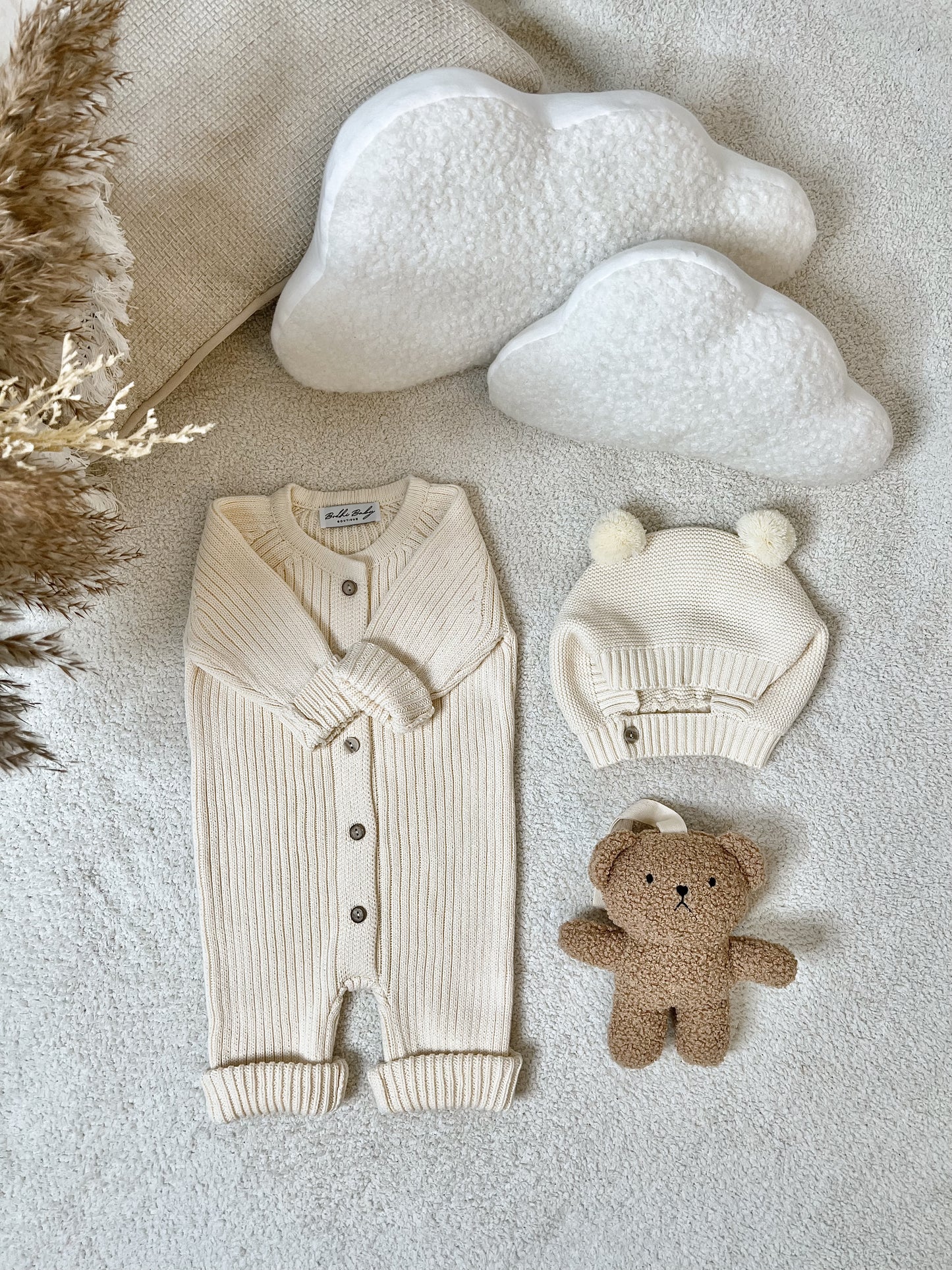 NOAH BEAR HAT + ONESIE SET