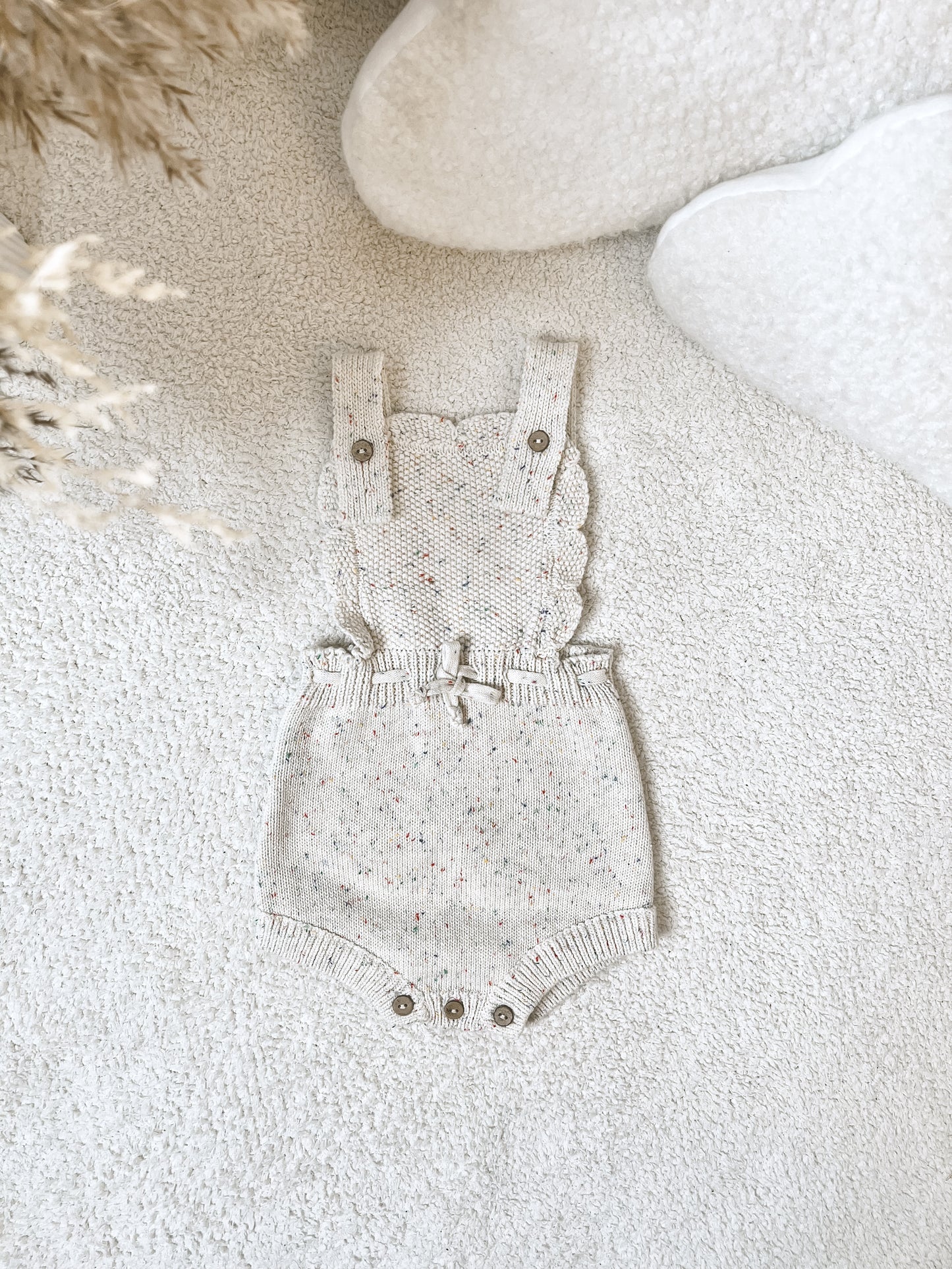 QUINN SPECKLED ROMPER