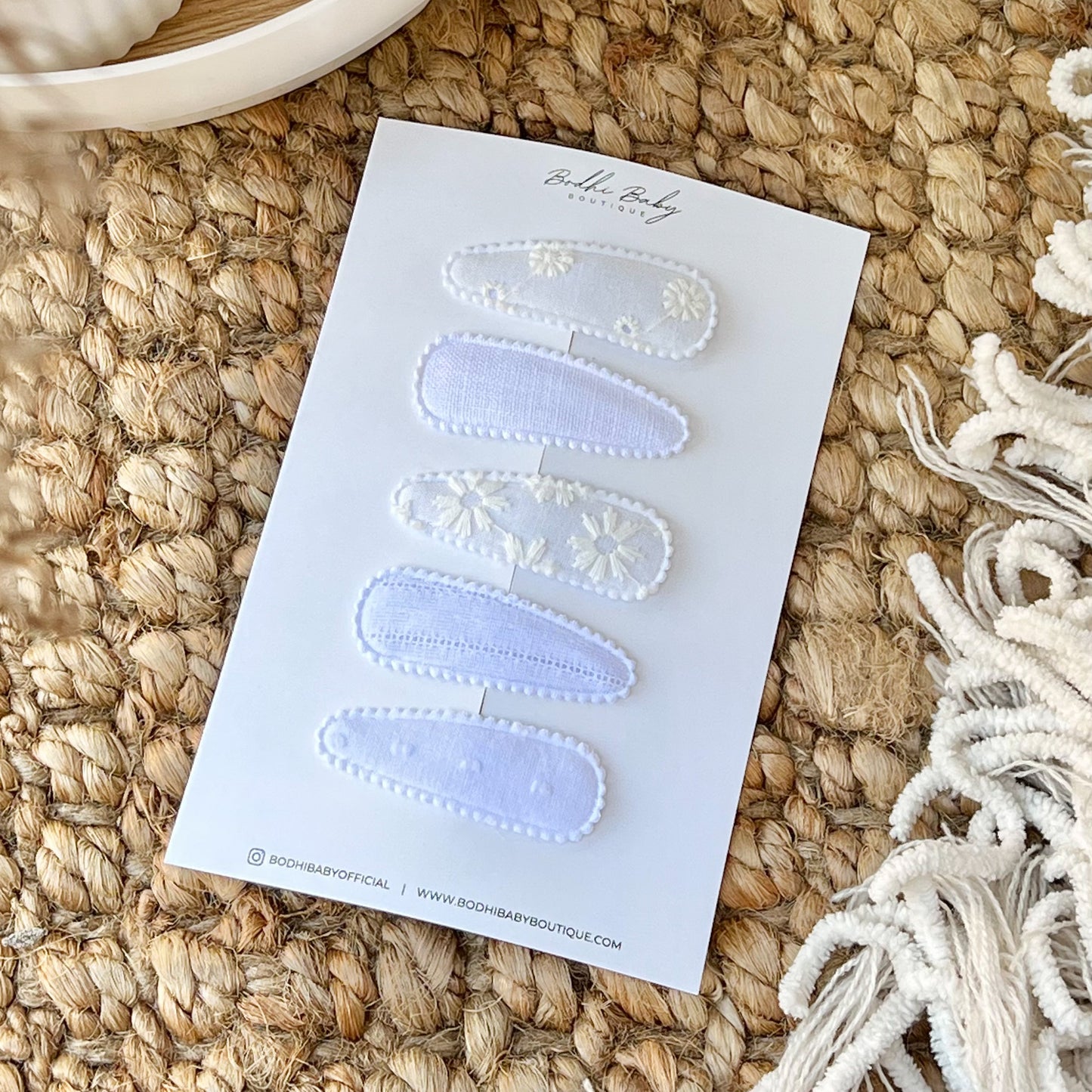 FABRIC SNAP CLIP PACK // BARE